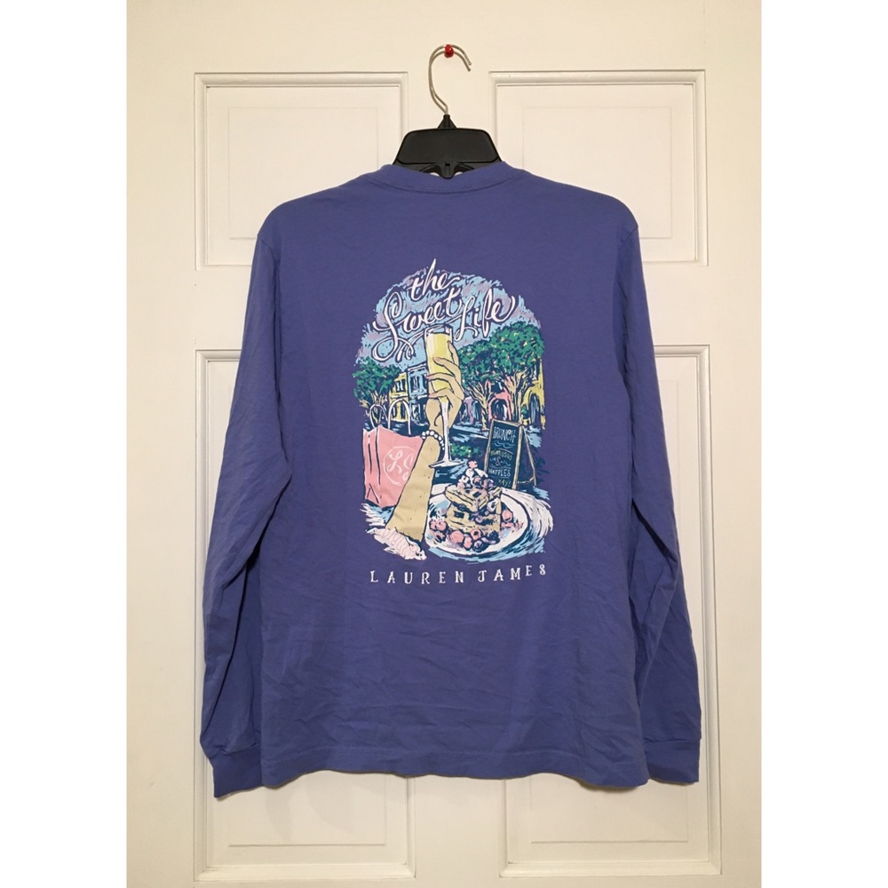 Lauren James Chest Pocket Long Sleeve shirt Small